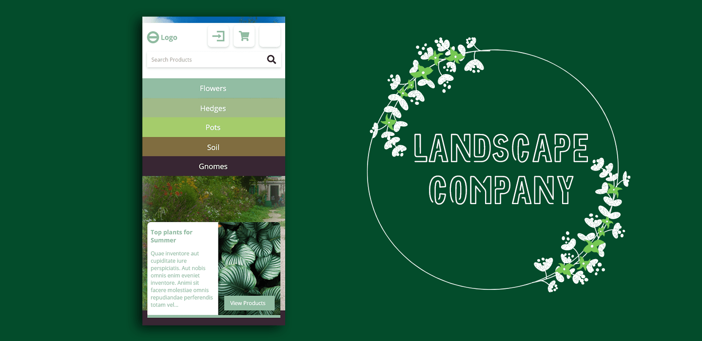 landscape company wordpress theme