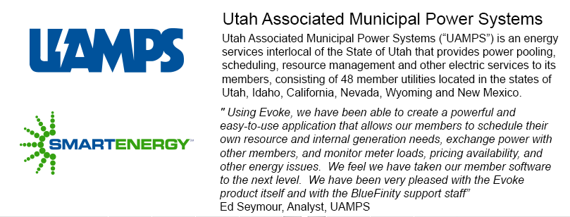 evoke testimonial provided by Utah associated municipal power systems
